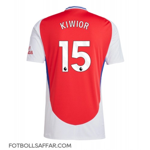 Arsenal Jakub Kiwior #15 Hemmatröja 2024-25 Kortärmad